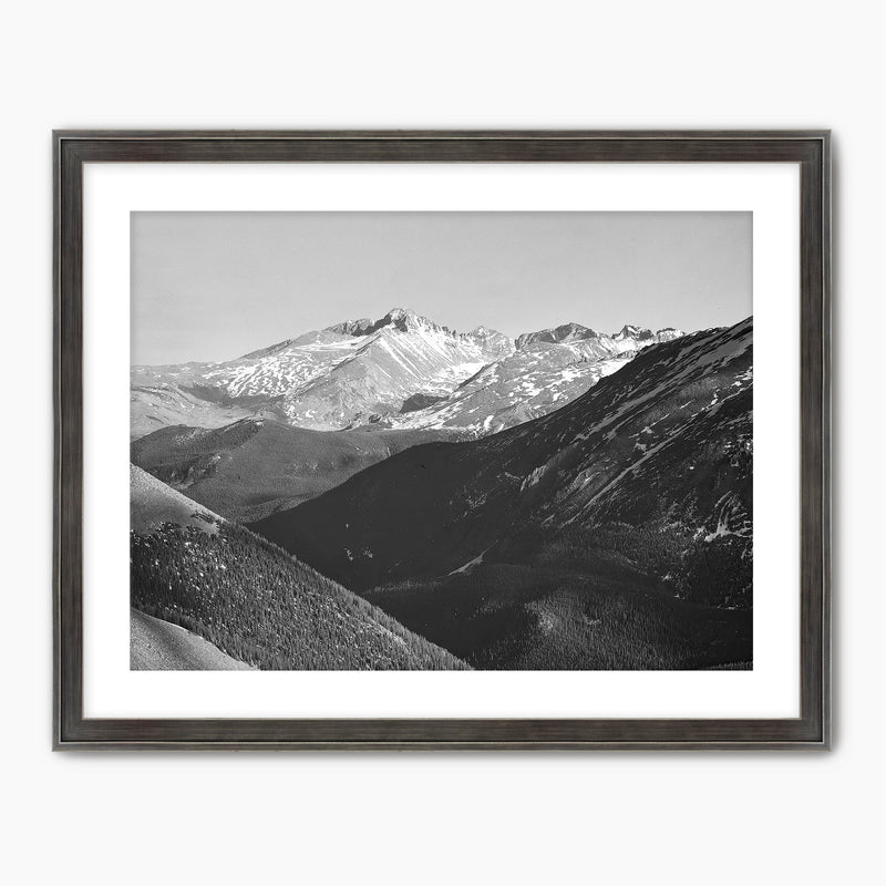 AK-18 Historic Ansel Adams Black And White Landscape Photo - Sage and Rose Prints