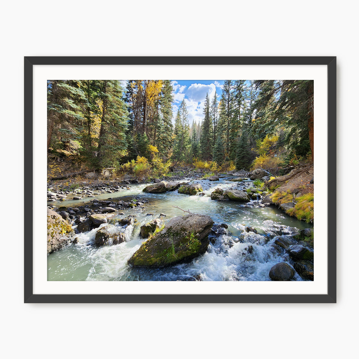 Vibrant Mountain River Photography