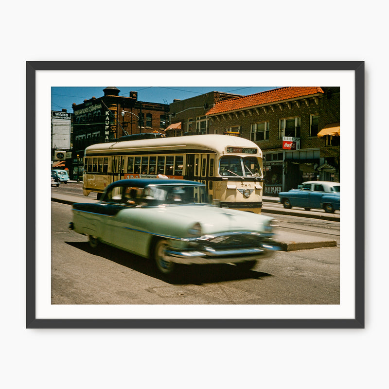Retro Automobile and Bus Photo - Sage and Rose Prints