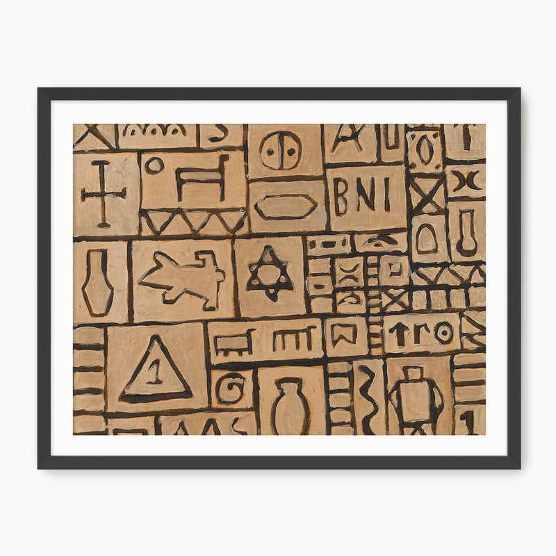 Sandstone Pictograph Print - Sage and Rose Prints