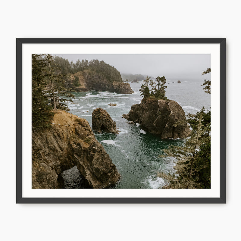 The Corridor Pacific Coast Cliffs Photo - Sage and Rose Prints