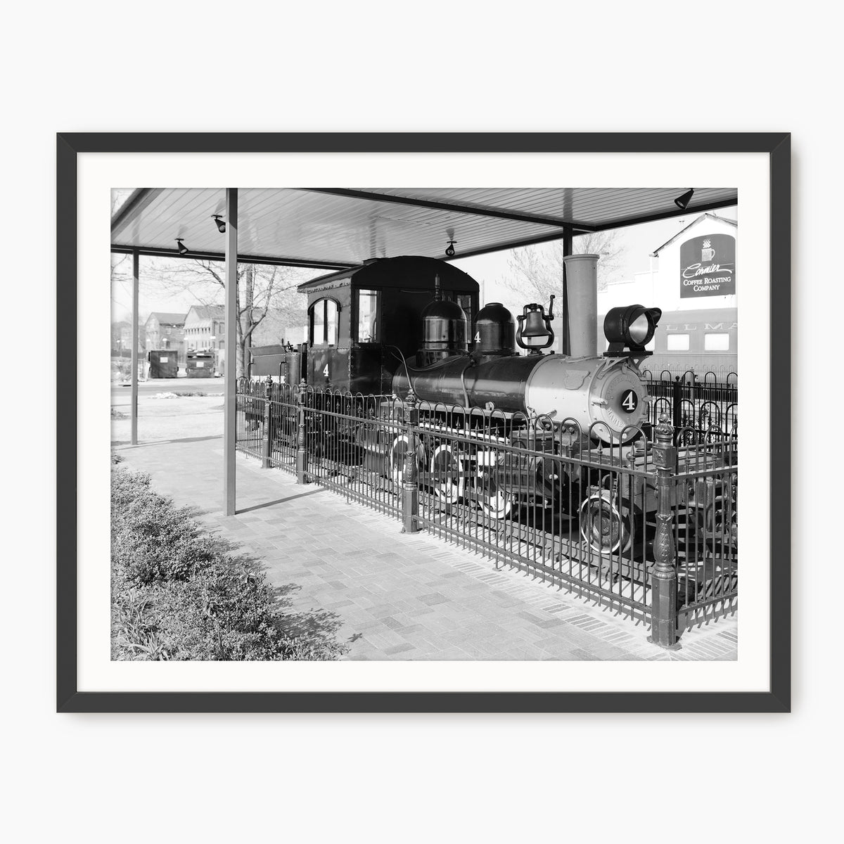 Black & White Historic Train Photo - Sage and Rose Prints