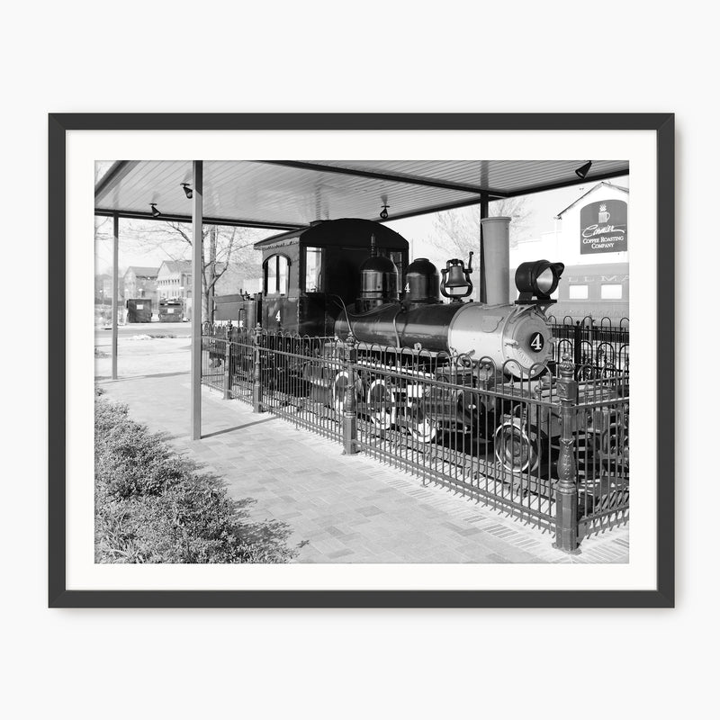 Black & White Historic Train Photo - Sage and Rose Prints