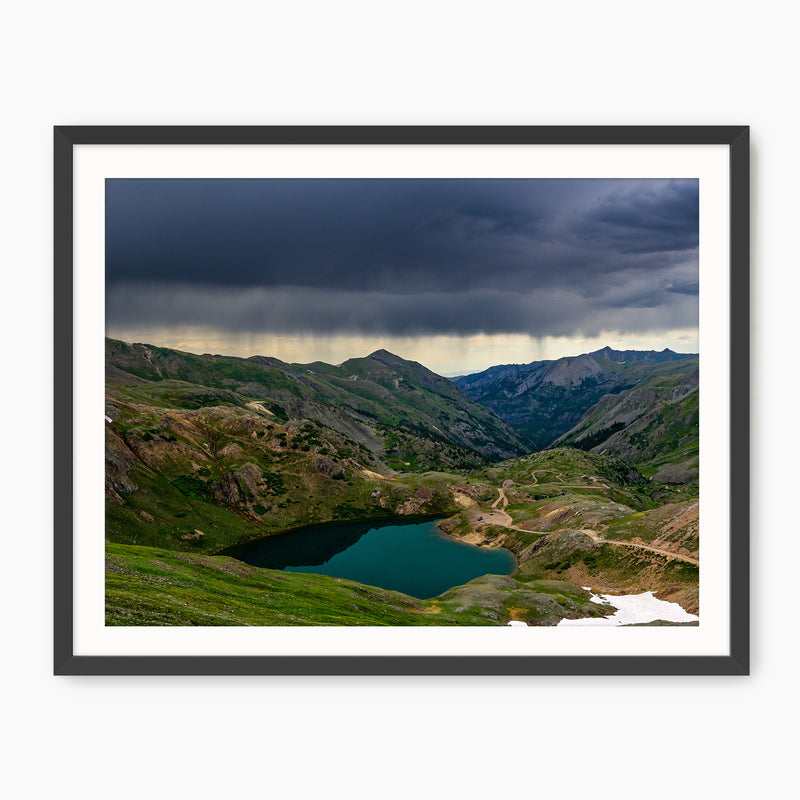 Teal and Green Mountain Photography - Sage and Rose Prints