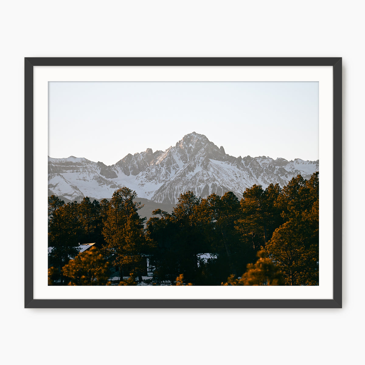 Snowy Mountain Top Photography