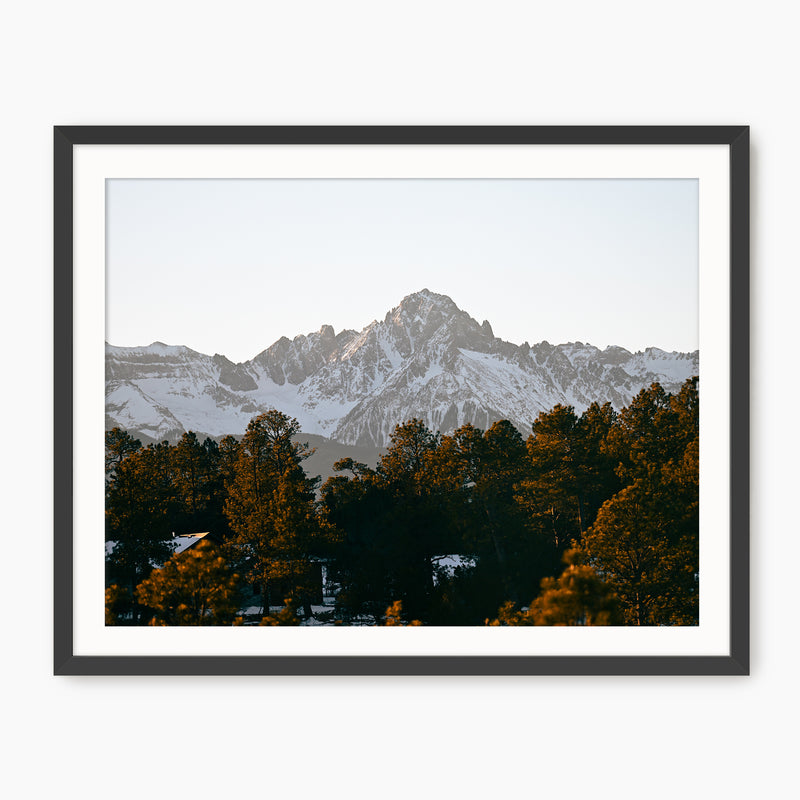 Snowy Mountain Top Photography - Sage and Rose Prints