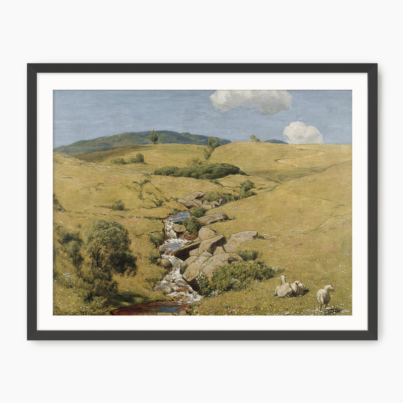 Sunny Meadow Pasture - Sage and Rose Prints