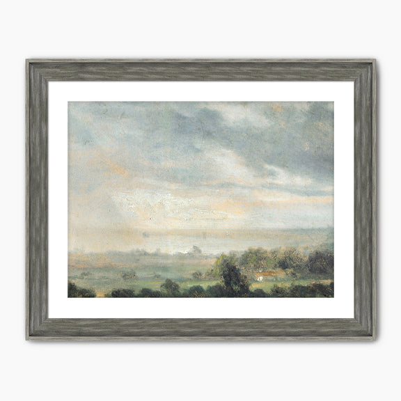 Vintage Old Masters Sky Painting - Sage and Rose Prints