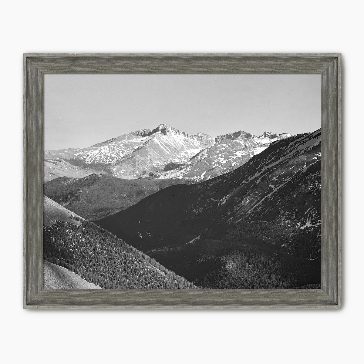 Historic Ansel Adams Black And White Landscape Photo - Sage and Rose Prints