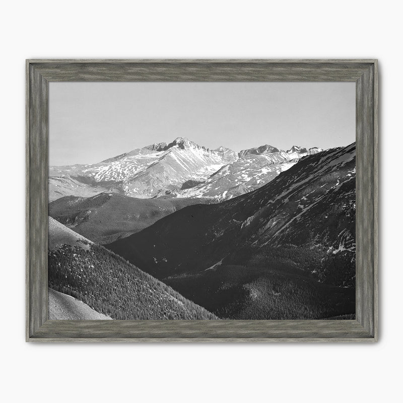 Historic Ansel Adams Black And White Landscape Photo - Sage and Rose Prints