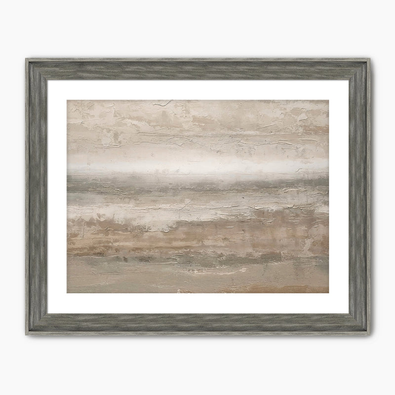 45- Earthy Tan Abstract Painting Print - Sage and Rose Prints