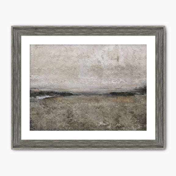 AK-51 Textured Grey Modern Minimalist Abstract Art Print - Sage and Rose Prints