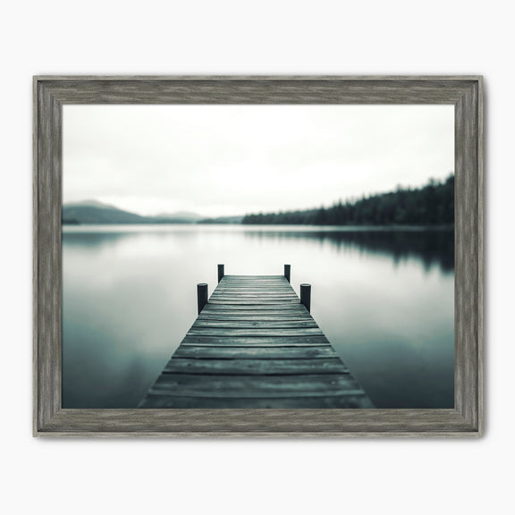 Mood Lake Black and White Photo - Sage and Rose Prints