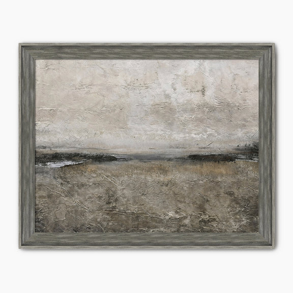 Textured Grey Modern Minimalist Abstract Art Print - Sage and Rose Prints