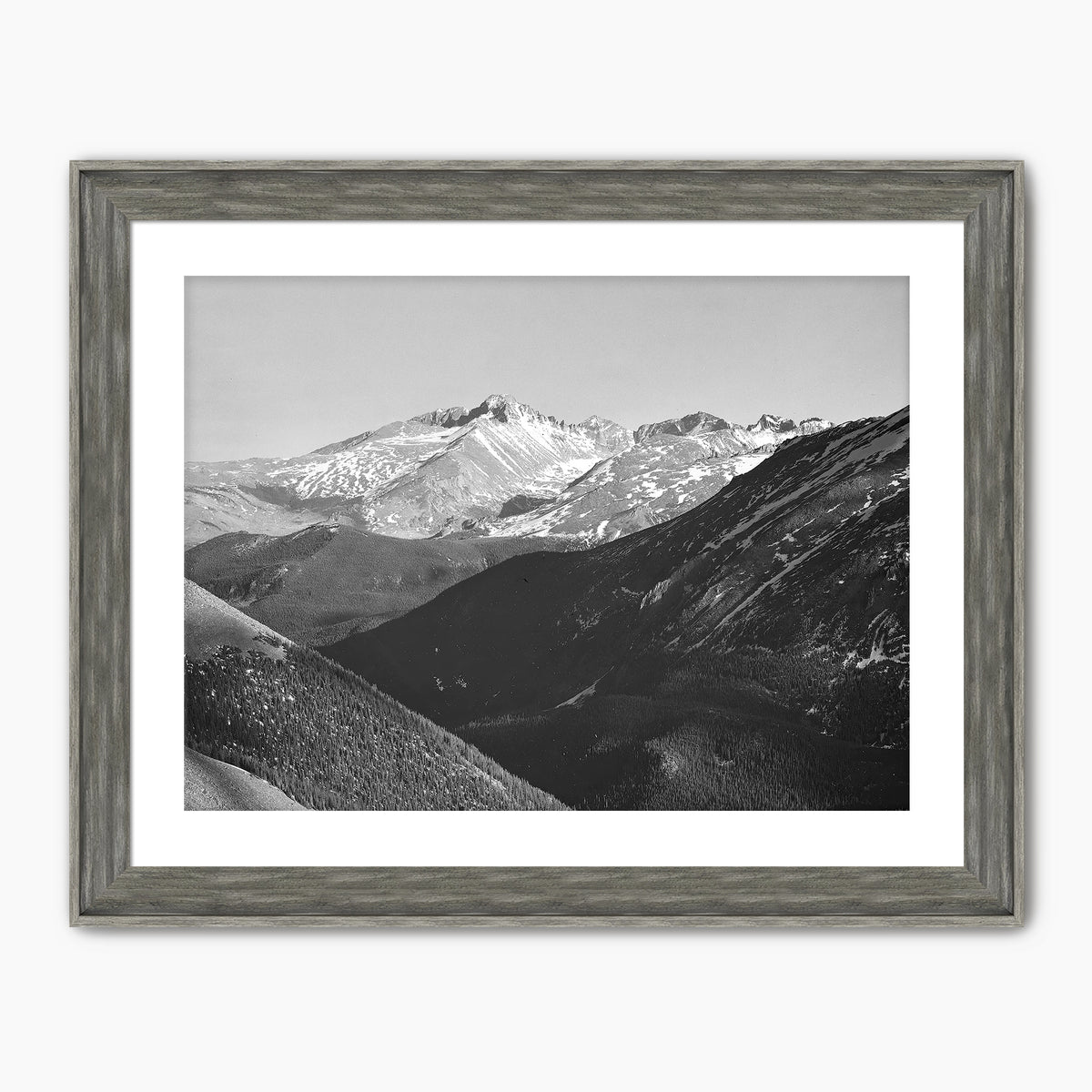 AK-18 Historic Ansel Adams Black And White Landscape Photo - Sage and Rose Prints
