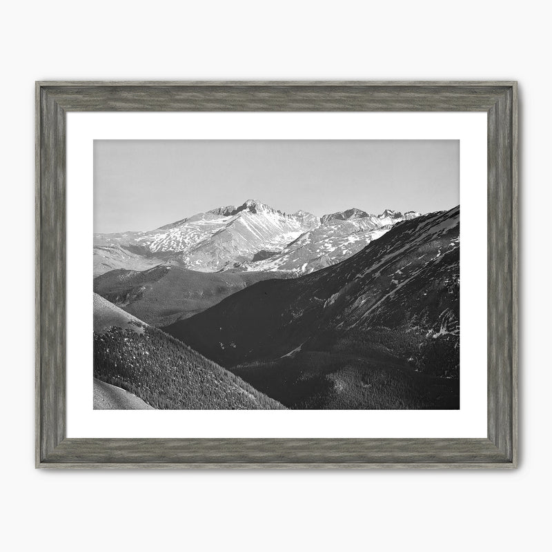 AK-18 Historic Ansel Adams Black And White Landscape Photo - Sage and Rose Prints
