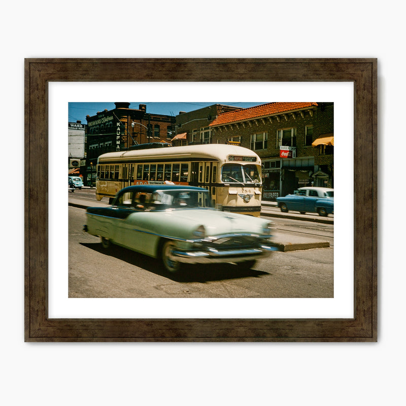 Retro Automobile and Bus Photo - Sage and Rose Prints
