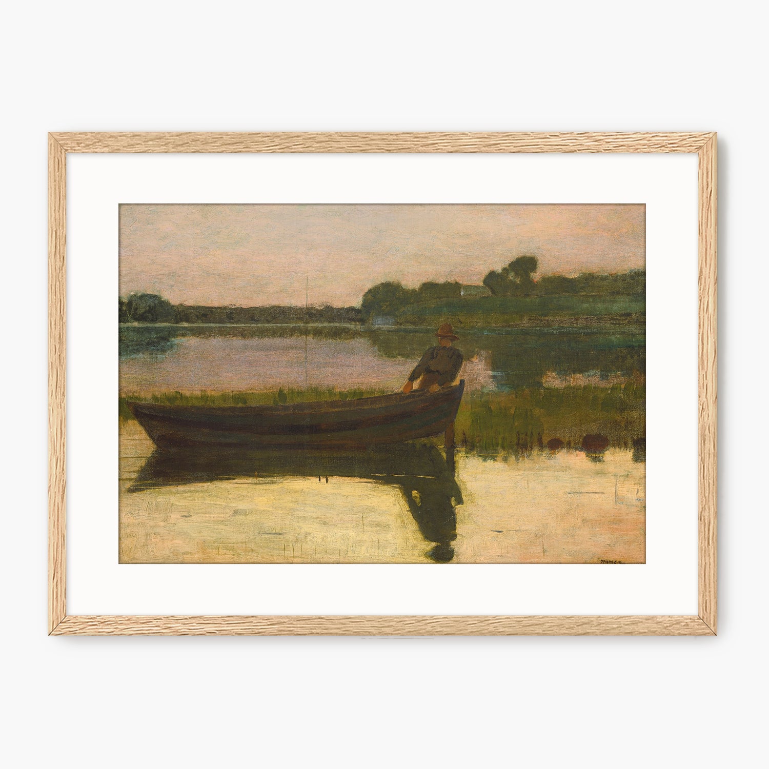 Sunset - Watercolor by Winslow Homer