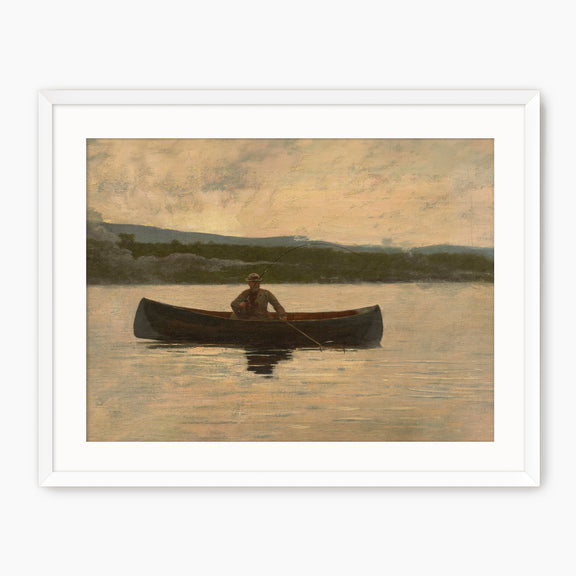 Playing a Fish - Winslow Homer Vintage Painting - Sage and Rose Prints