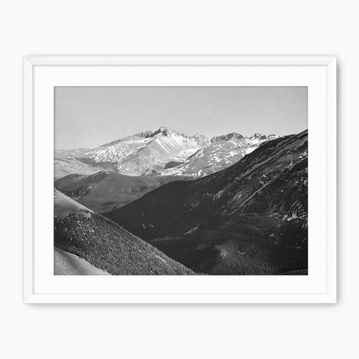 Historic Ansel Adams Black And White Landscape Photo - Sage and Rose Prints