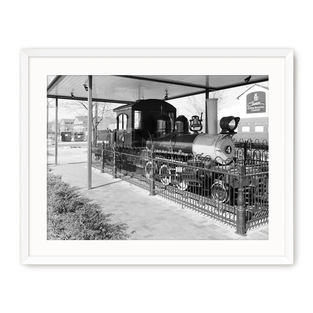 Black & White Historic Train Photo - Sage and Rose Prints