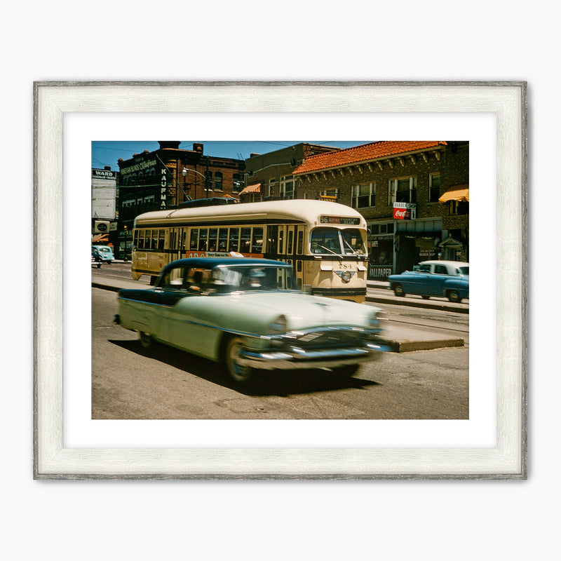 Retro Automobile and Bus Photo - Sage and Rose Prints