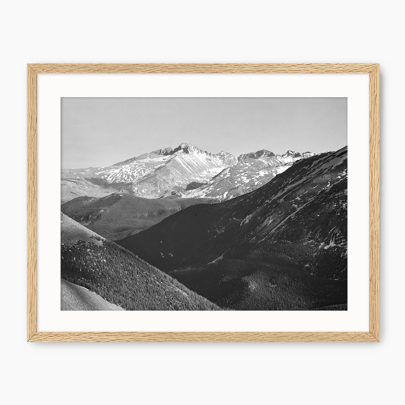 Historic Ansel Adams Black And White Landscape Photo - Sage and Rose Prints