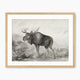 Historic Rustic Moose Sketch - Sage and Rose Prints