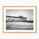 Jacksonville Pier - Black and White Photo - Sage and Rose Prints