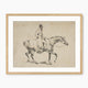 Vintage Horse and Rider Illustration