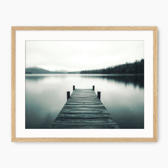 Mood Lake Black and White Photo - Sage and Rose Prints