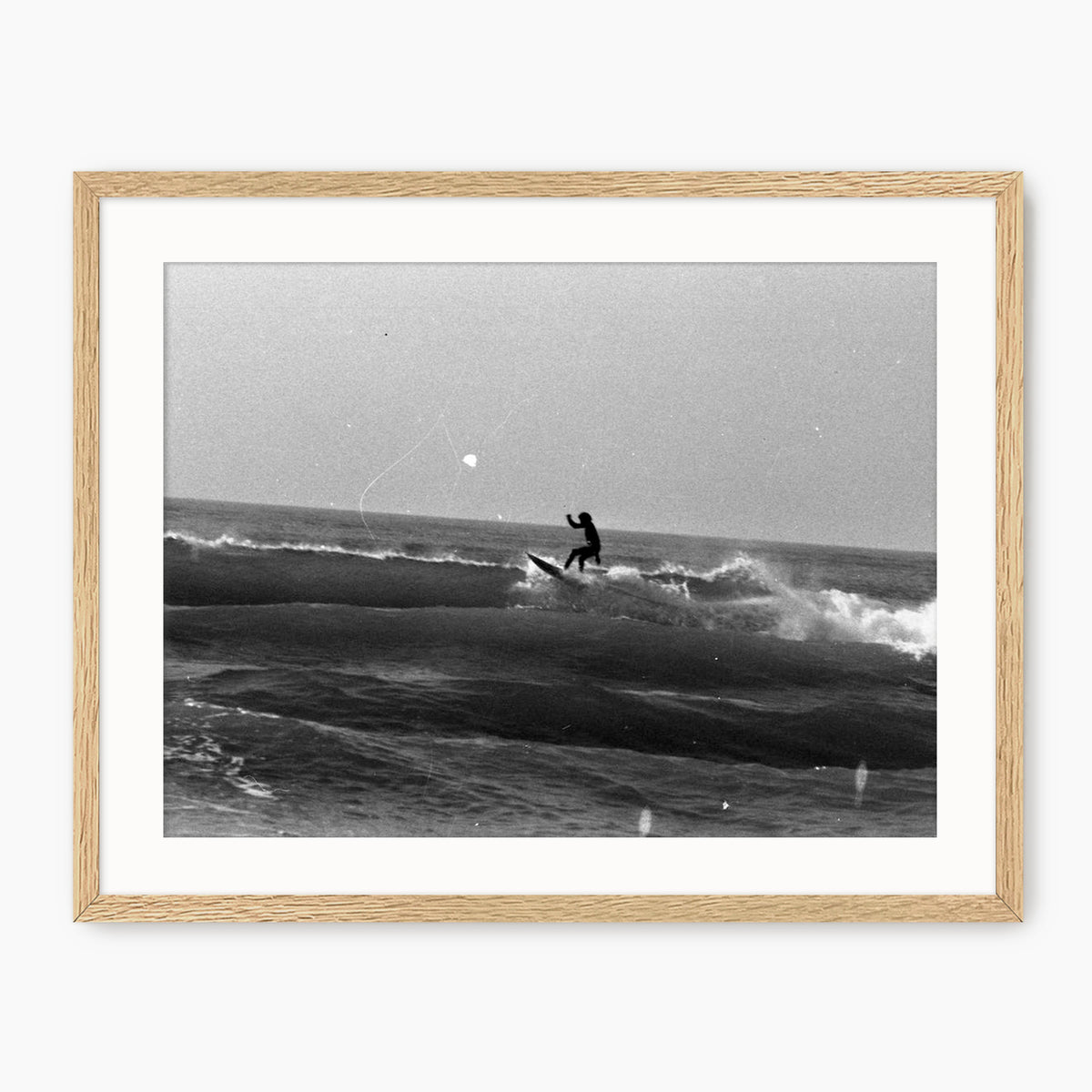 Black and White Surfing Photo - Sage and Rose Prints