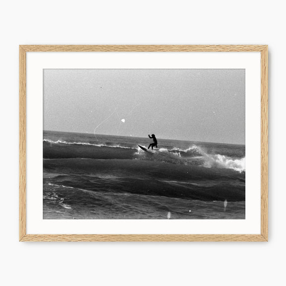 Black and White Surf Photo - Sage and Rose Prints