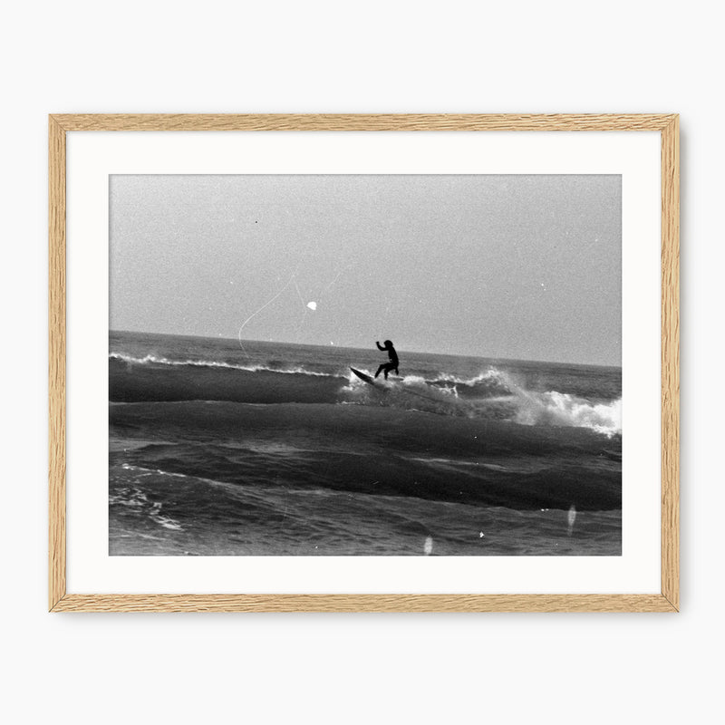 Black and White Surf Photo - Sage and Rose Prints