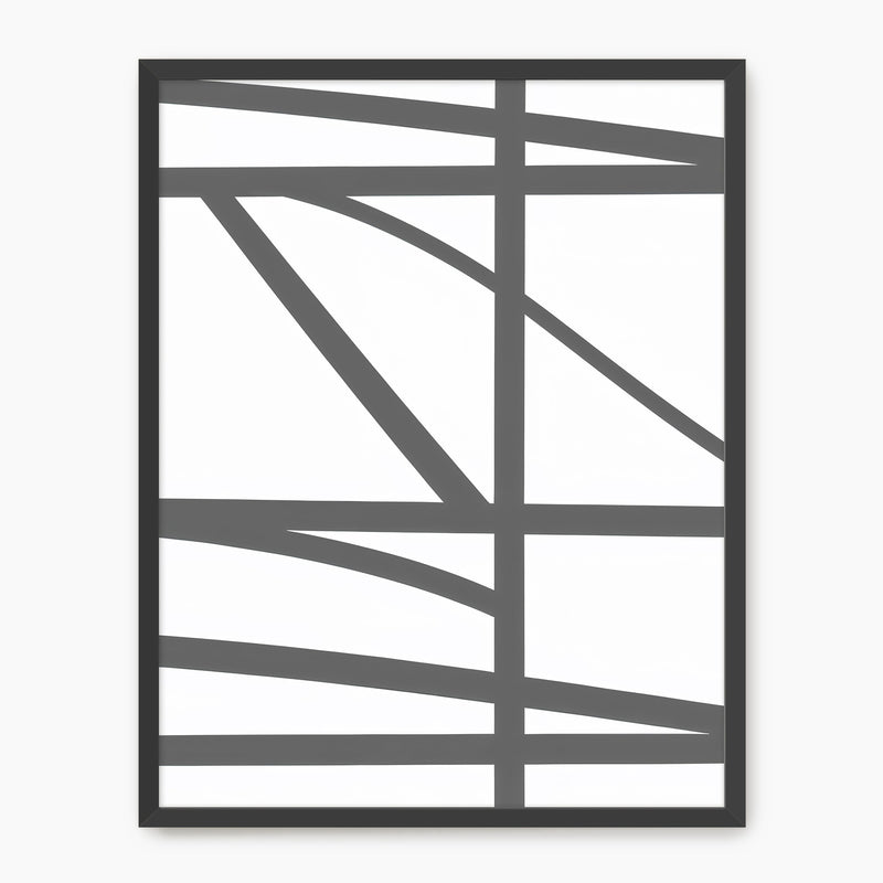 Minimalist Dove Grey Print - Sage and Rose Prints