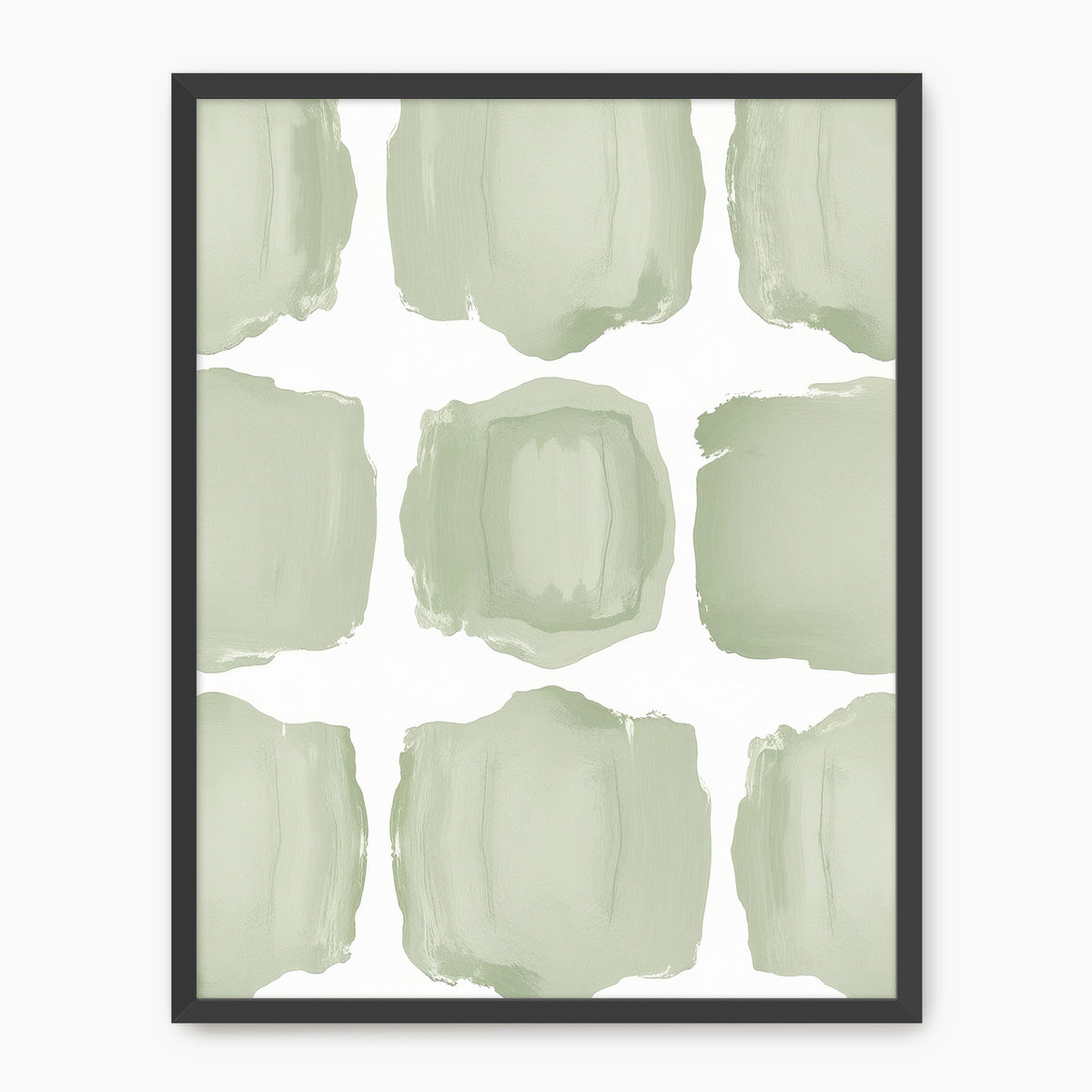 Misty Sage Pattern Print - Sage and Rose Prints