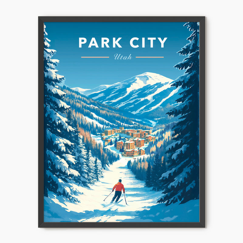 Park City Travel Poster Gallery - Sage and Rose Prints