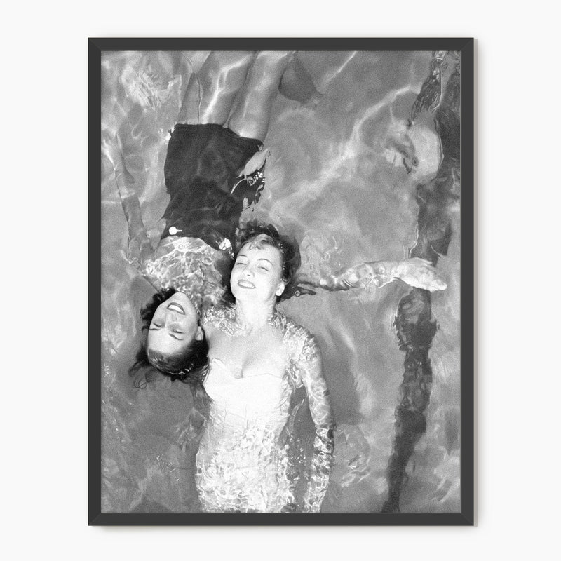 Women Swimming Vintage Photo No1 - Sage and Rose Prints