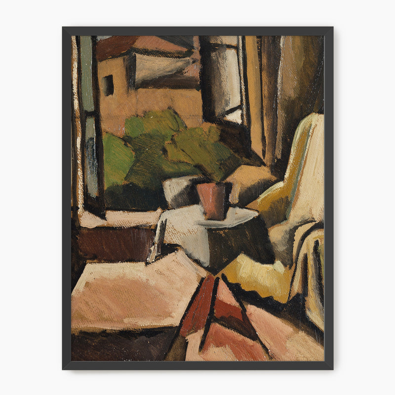 Cubist Living Room Prints - Sage and Rose Prints