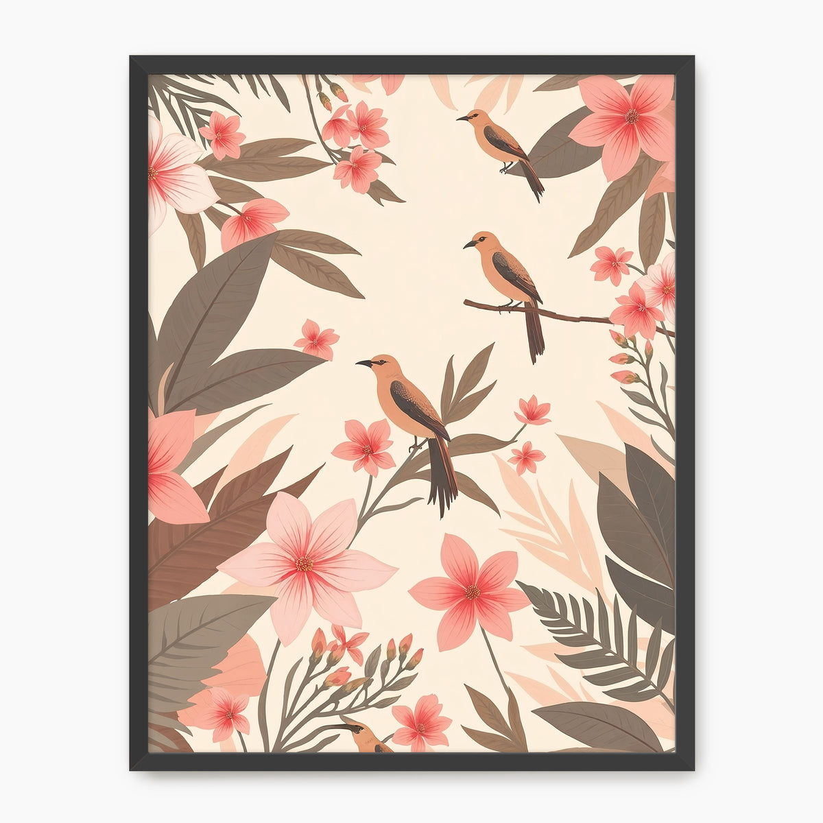 Boho Blush Paradise Print - Sage and Rose Prints