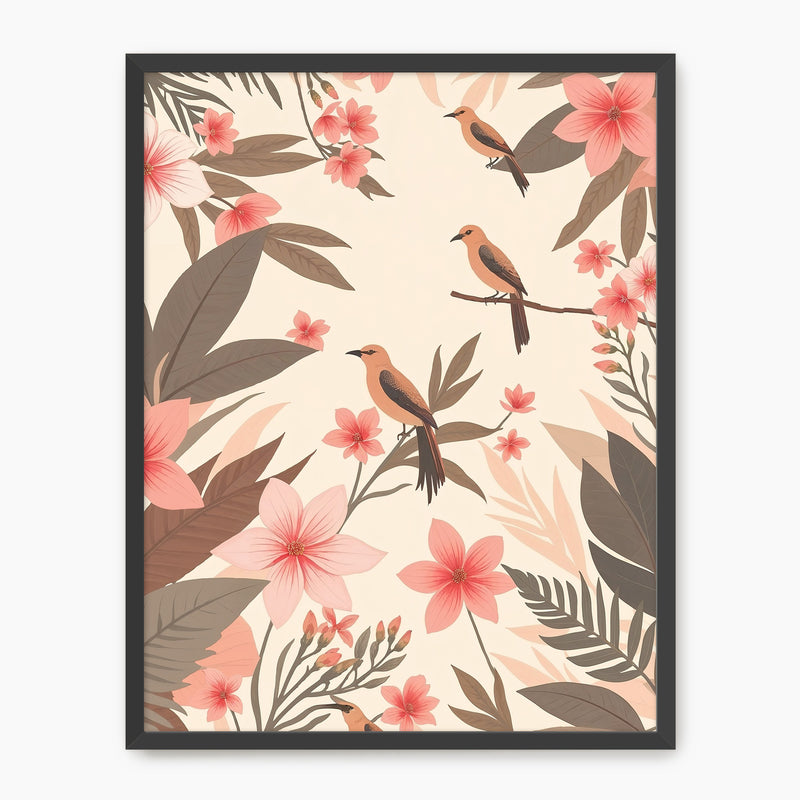 Boho Blush Paradise Print - Sage and Rose Prints