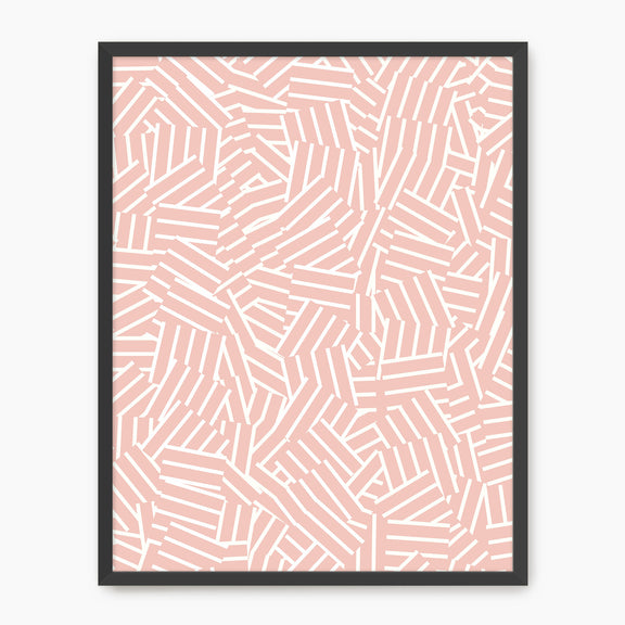 Maximalist Hash Pattern Print - Sage and Rose Prints