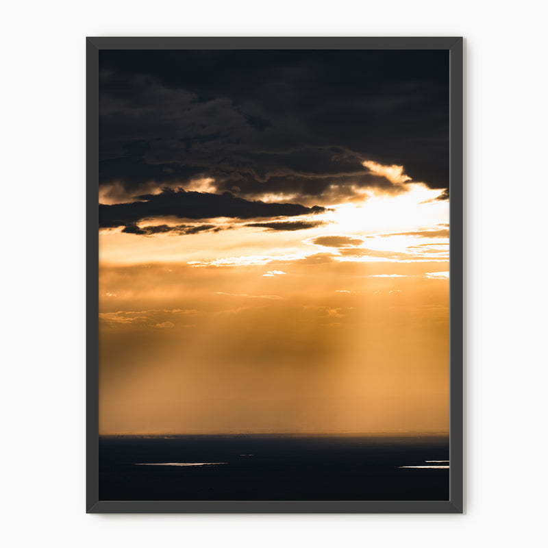 Vibrant Orange and Yellow Rays Photography - Sage and Rose Prints