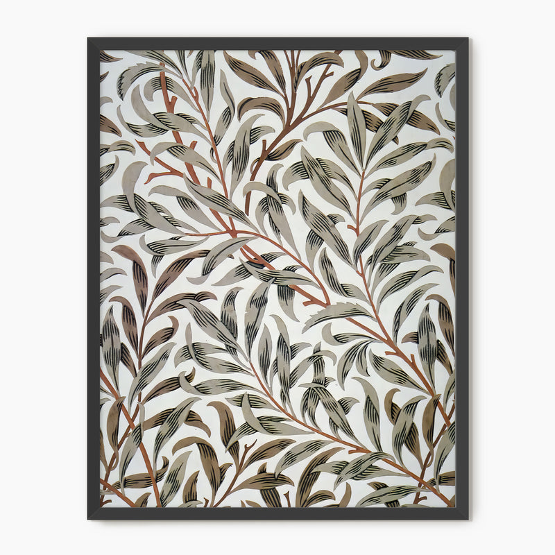Olive Leaves Pattern Print - Sage and Rose Prints