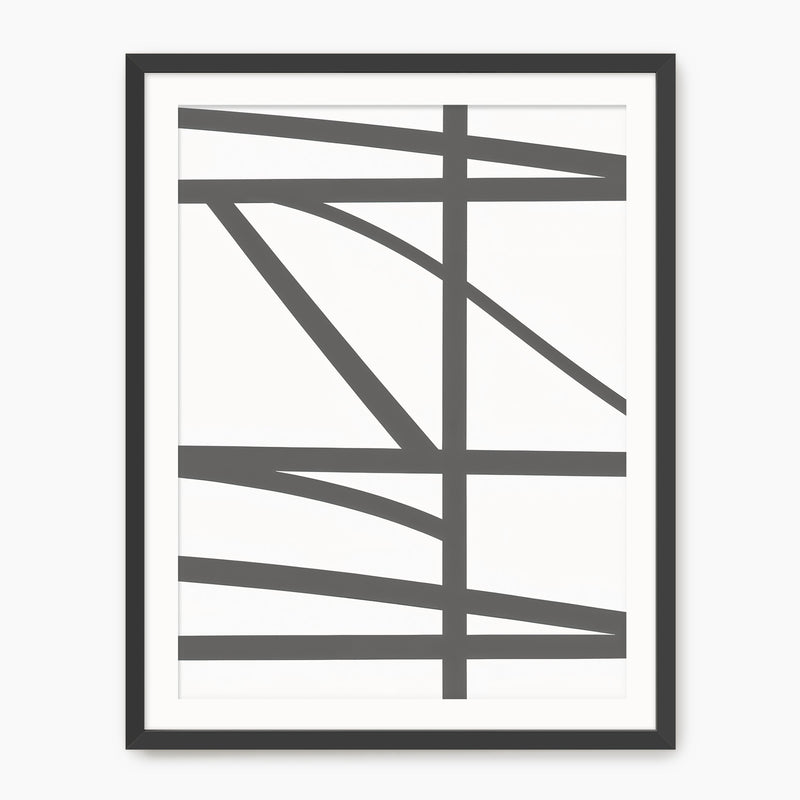 Minimalist Dove Grey Print - Sage and Rose Prints