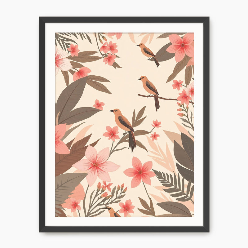 Boho Blush Paradise Print - Sage and Rose Prints