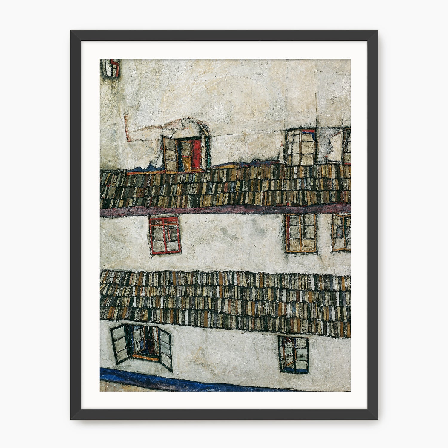 Organic Minimal Geometric House No2 - Sage and Rose Prints