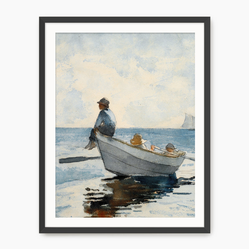 Meditative Ocean Scene No1 - Sage and Rose Prints