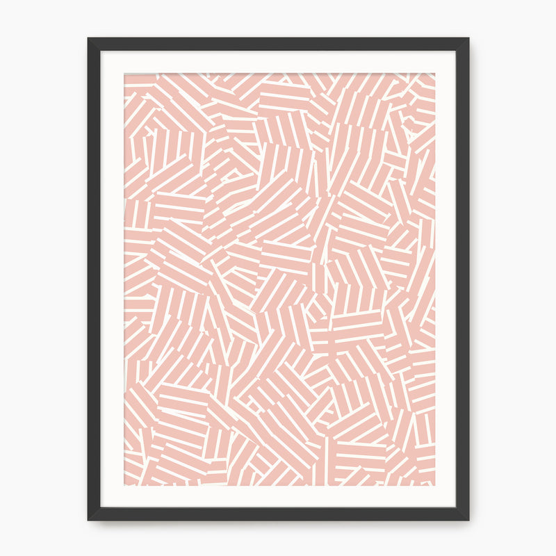 Maximalist Hash Pattern Print - Sage and Rose Prints