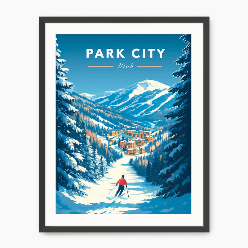 Park City Travel Poster Gallery - Sage and Rose Prints